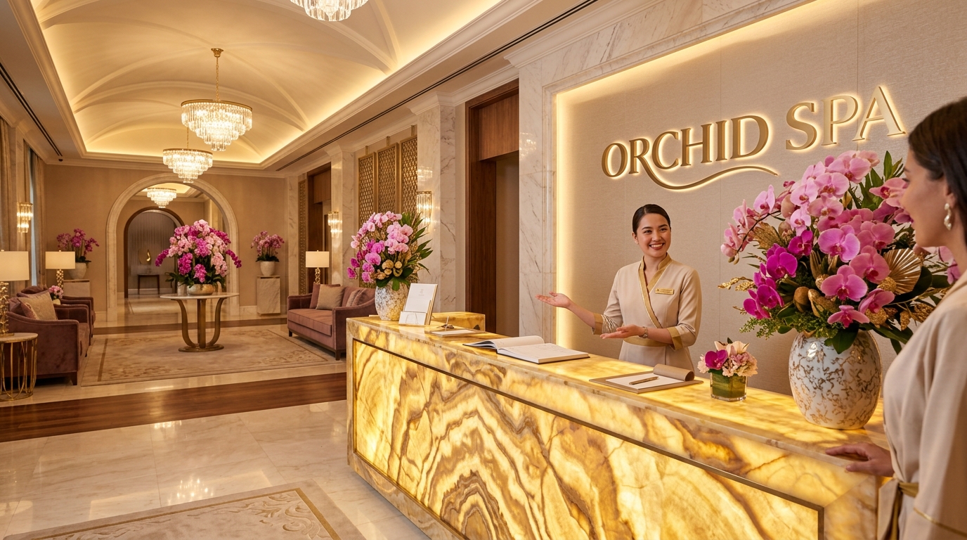 Orchid Spa Luxury Reception
